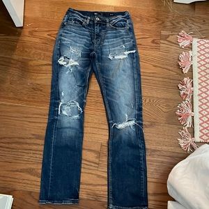BKE mens distressed jeans size 29x32